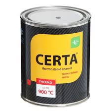 Термостойкая краска CERTA 750 °С (0,8 кг.) - 0min