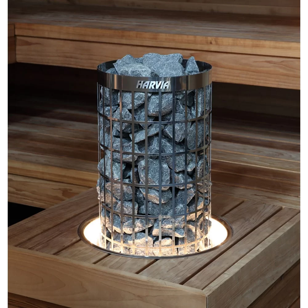 Печь для бани Harvia Cilindro PC110E steel - 2min