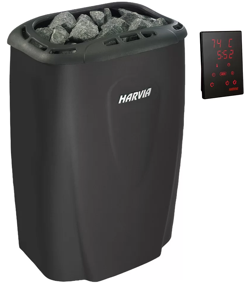 Печь для бани Harvia Moderna V60XE Black - 0min