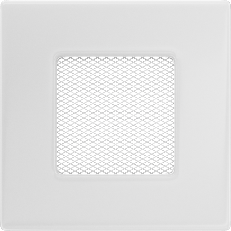 Решетка вентиляционная Белая 11x11 Kratki - 0min