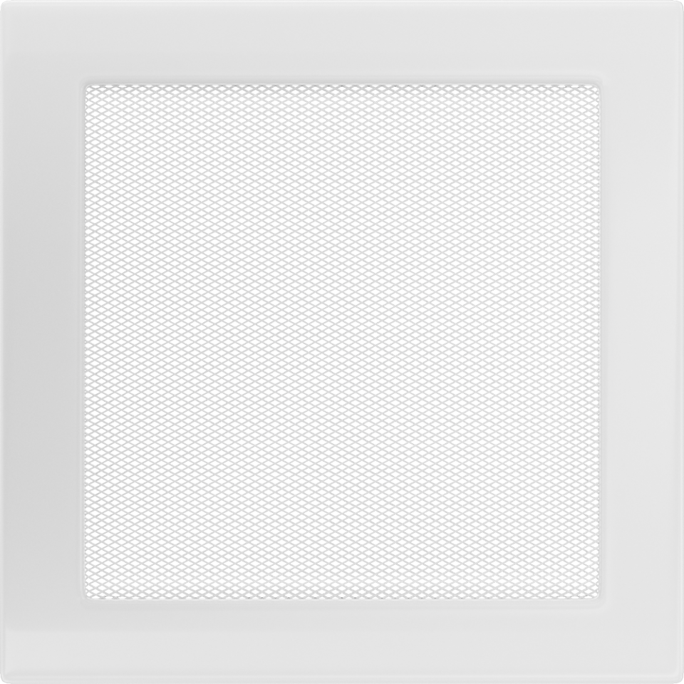 Решетка вентиляционная Белая 22x22 Kratki - 0min