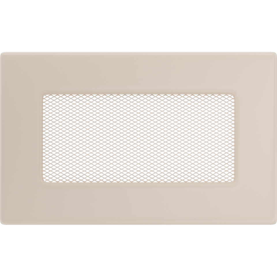 Решетка вентиляционная Кремовая 11x17 Kratki - 0min