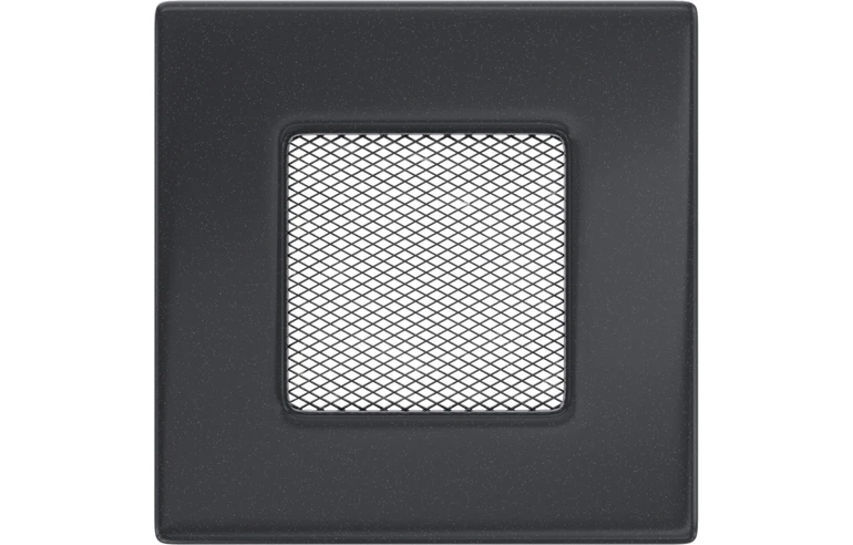 Решетка вентиляционная Графитовая 11x11 Kratki