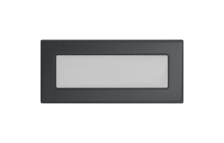 Решетка вентиляционная Графитовая 11x24 Kratki