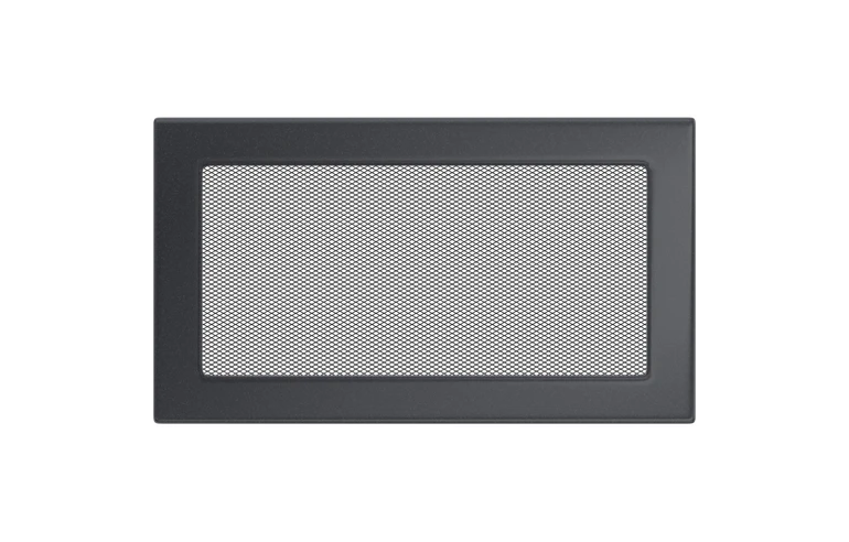 Решетка вентиляционная Графитовая 17x30 Kratki