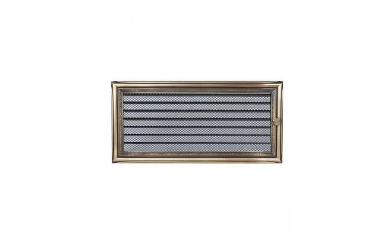 Решетка вентиляционная Рустик 17x30 с жалюзи Kratki