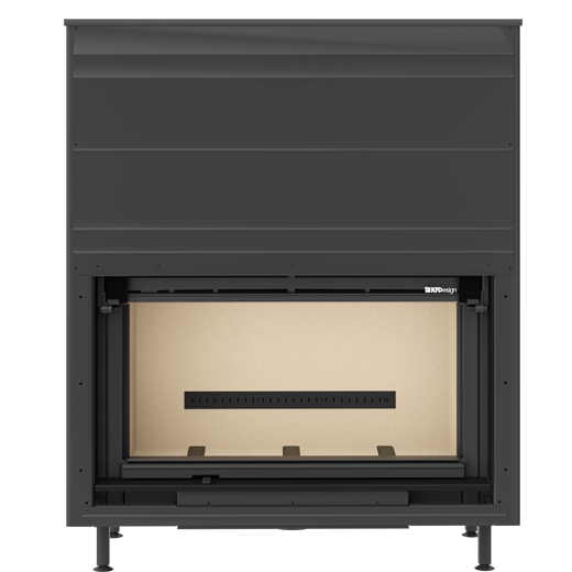 Каминная топка KFDesign LINEA H 1050 4.0 - 1min