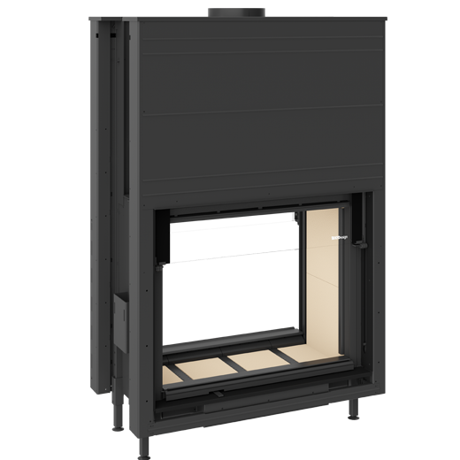 Каминная топка KFDesign LINEA DF V 1190 4.0 - 0min