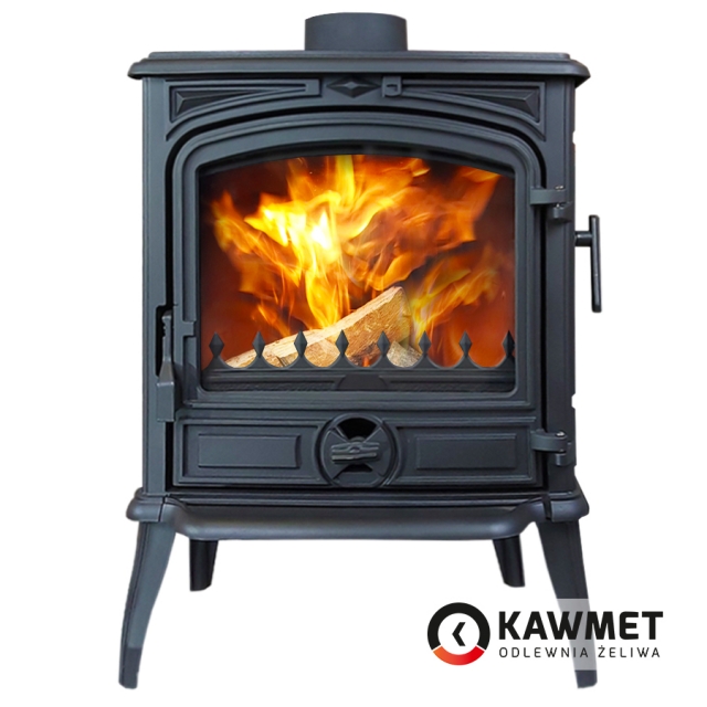 Чугунная печь KAWMET Premium S14 (6,5 кВт) - 0min