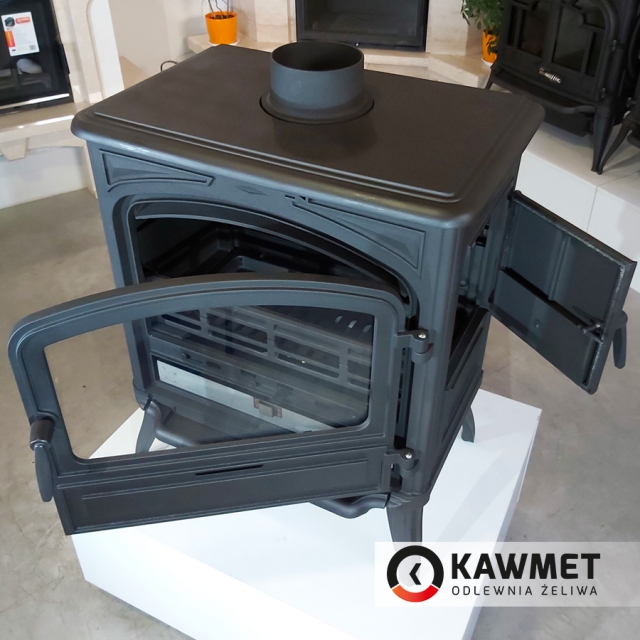 Чугунная печь KAWMET Premium S13 (10 кВт) - 1min