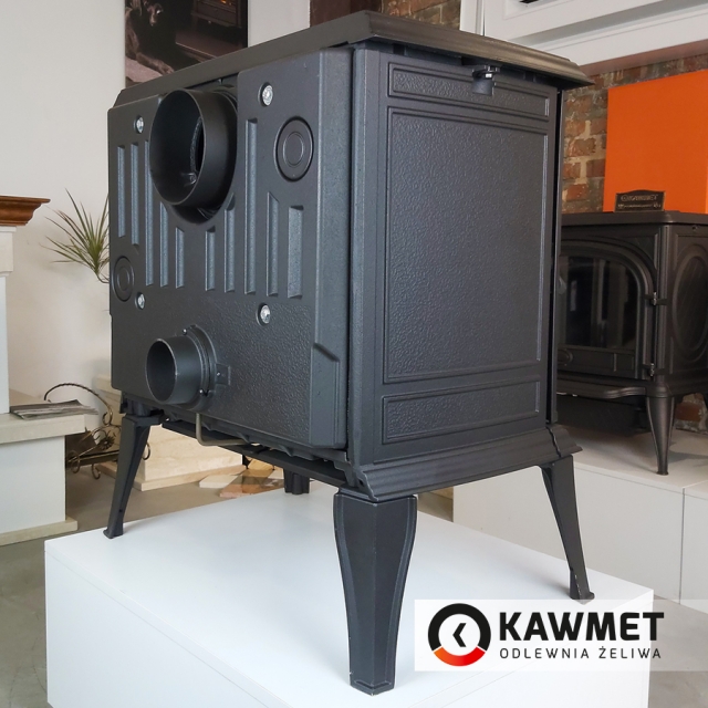 Чугунная печь KAWMET Premium S12 (12,3 кВт) - 8min