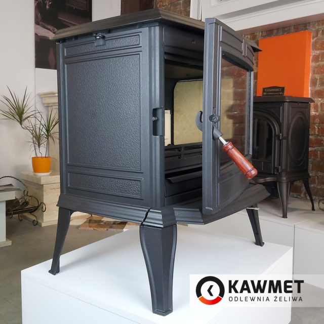 Чугунная печь KAWMET Premium S12 (12,3 кВт) - 4min