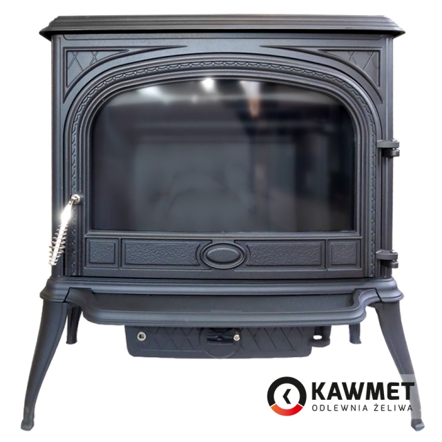 Чугунная печь KAWMET Premium S6 (13,9 kW) - 8min