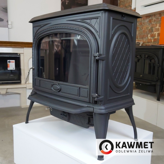 Чугунная печь KAWMET Premium S6 (13,9 kW) - 6min