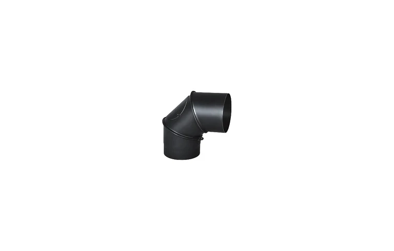Дымоходное колено (отвод) KAISER PIPES (2мм) трёх-сегментное, поворотное от 0-90 гр