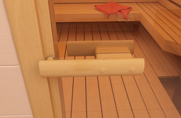 Стеклянная дверь для бани Doorwood Бронза 6 мм 700x1900 - 2min