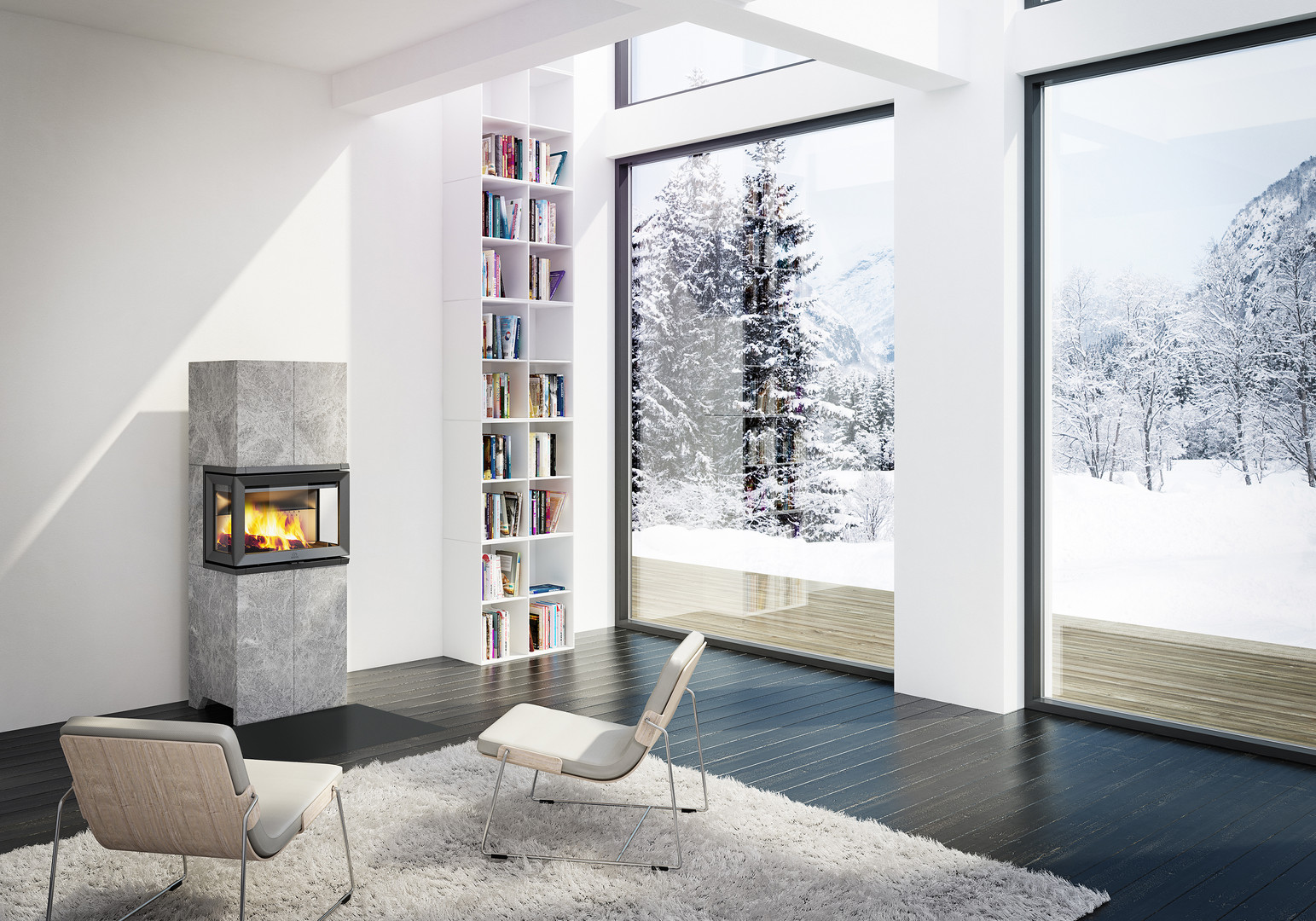 Печь - камин JOTUL FS 173 - 1min