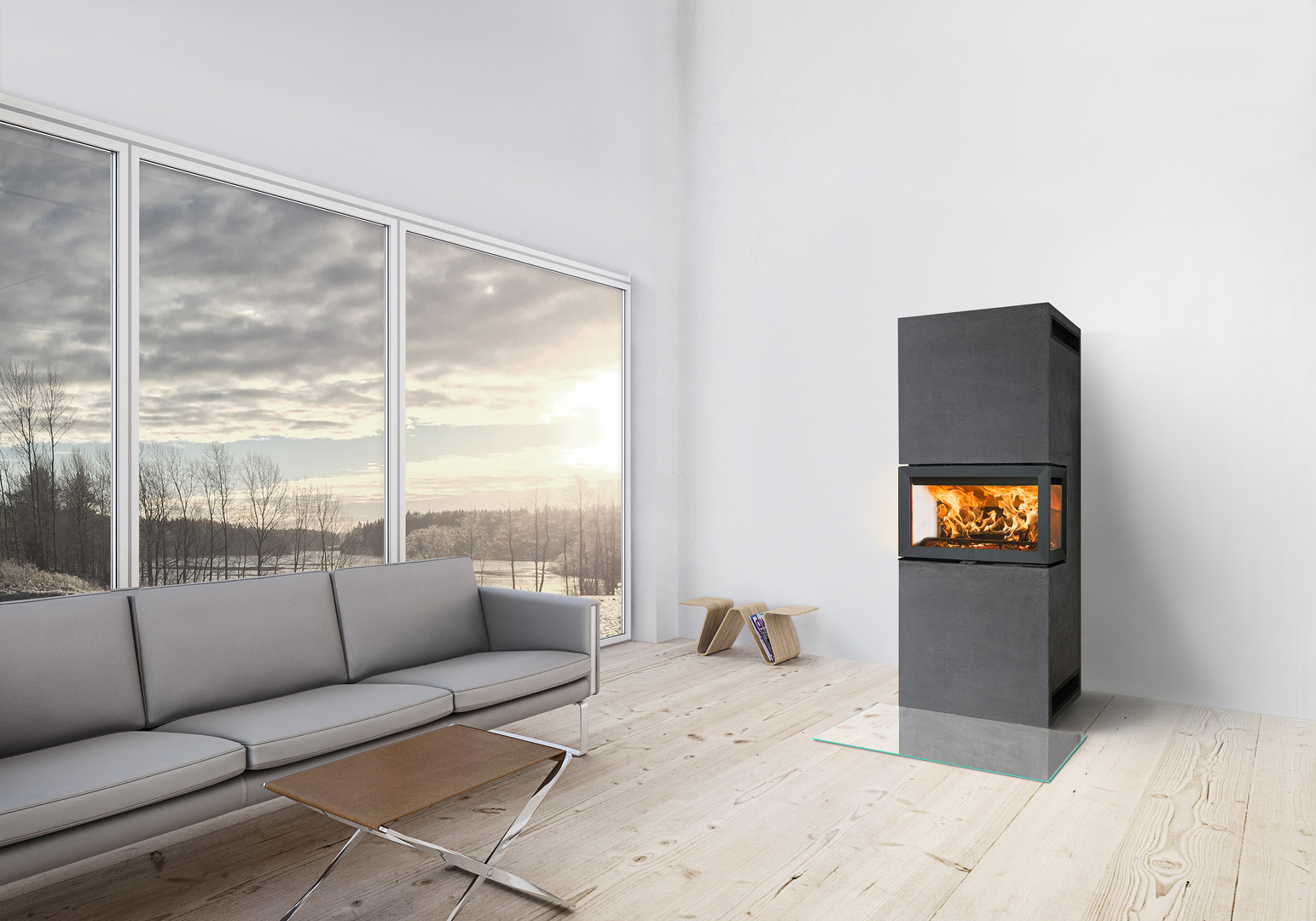 Печь - камин JOTUL FS 620 - 1min