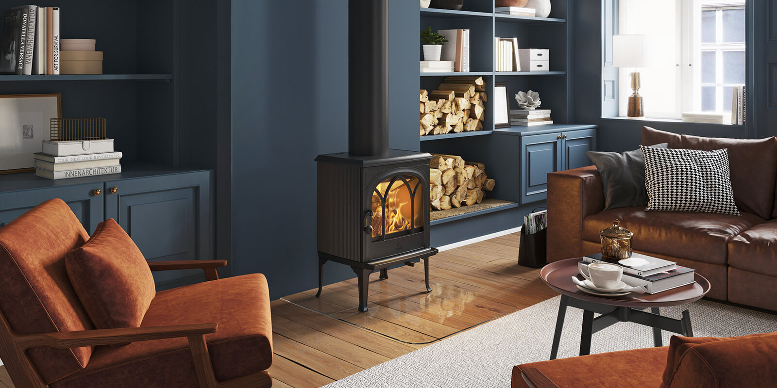 Печь - камин JOTUL F 200 - 1min