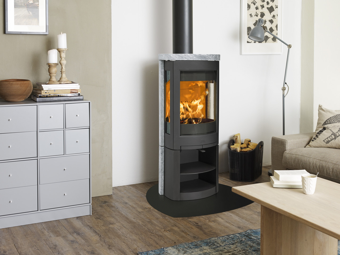 Печь - камин JOTUL F 377V2 ADVANCE - 1min