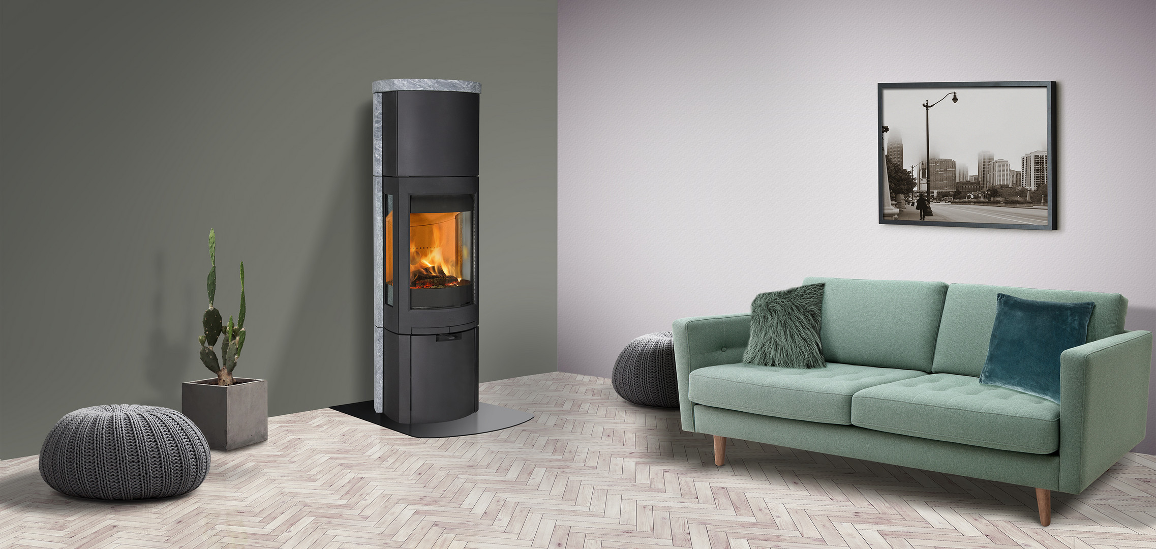 Печь - камин JOTUL F 377V2 ADVANCE HIGH TOP - 1min