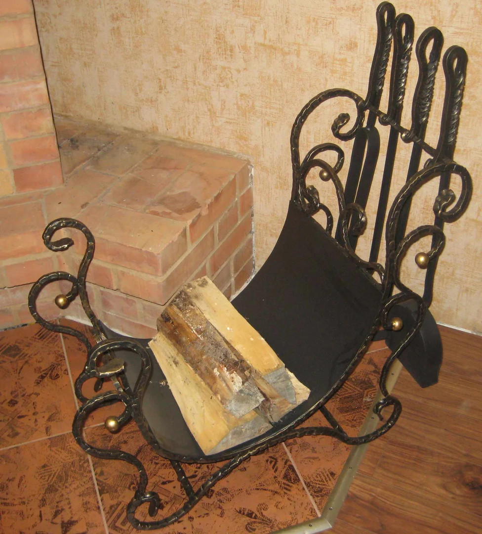 Кованная дровница "Элит" - 0min