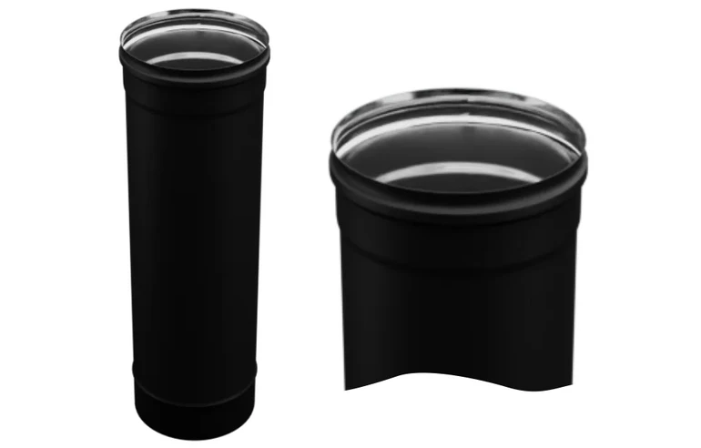 Ferrum Blackside дымоход 0,5 м (430/0,8мм/эмаль) Ф115