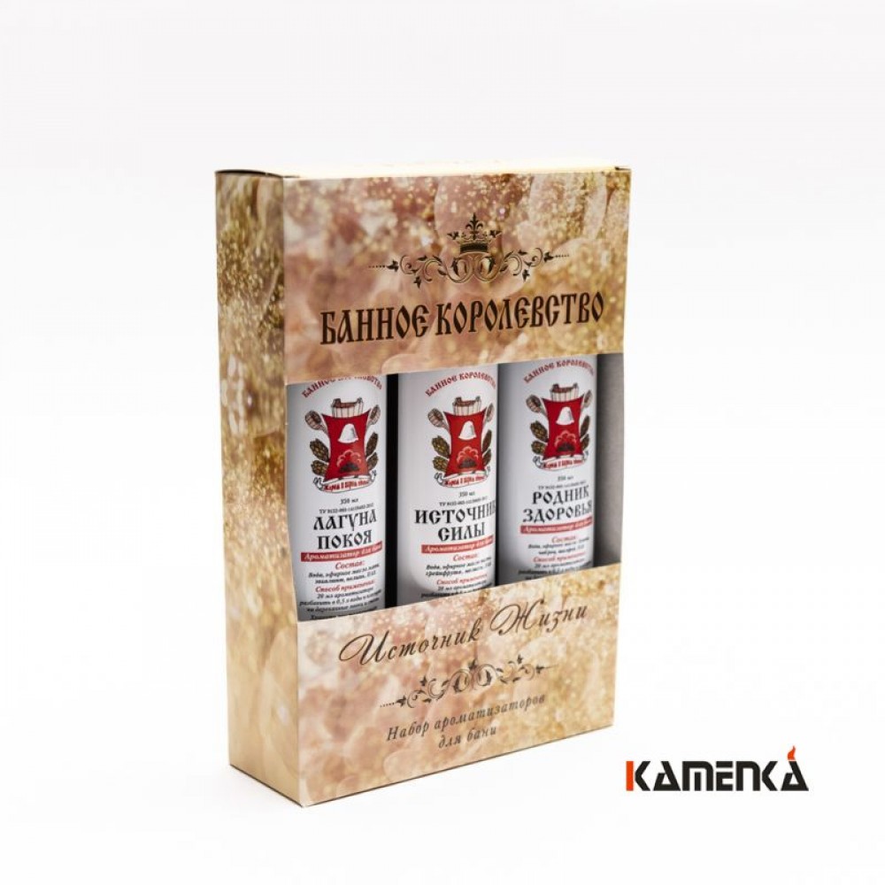 Набор ароматизаторов Источник Жизни 3шт. 300мл (родник здоровья, источник силы, лагуна покоя) - 0min