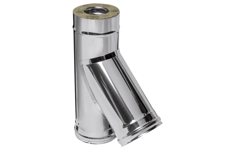 Ferrum HF сэндвич-тройник 135&deg; (430/0,8мм + нерж.) Ф250х350