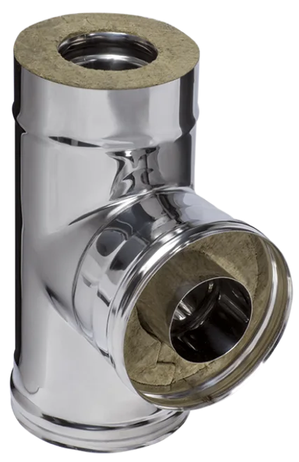 Ferrum HF сэндвич-тройник 90 (430/0,8мм + нерж.) Ф250х350 - 0min