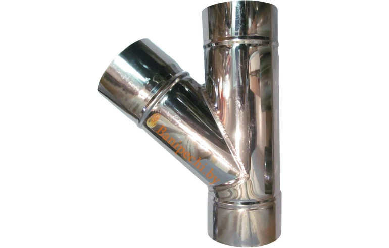 Тройник одностенный 45&deg; Феролайф (304/1мм) ф250