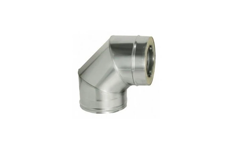 Сэндвич-отвод  90&deg; Феролайф (304/1мм) ф250 х 350
