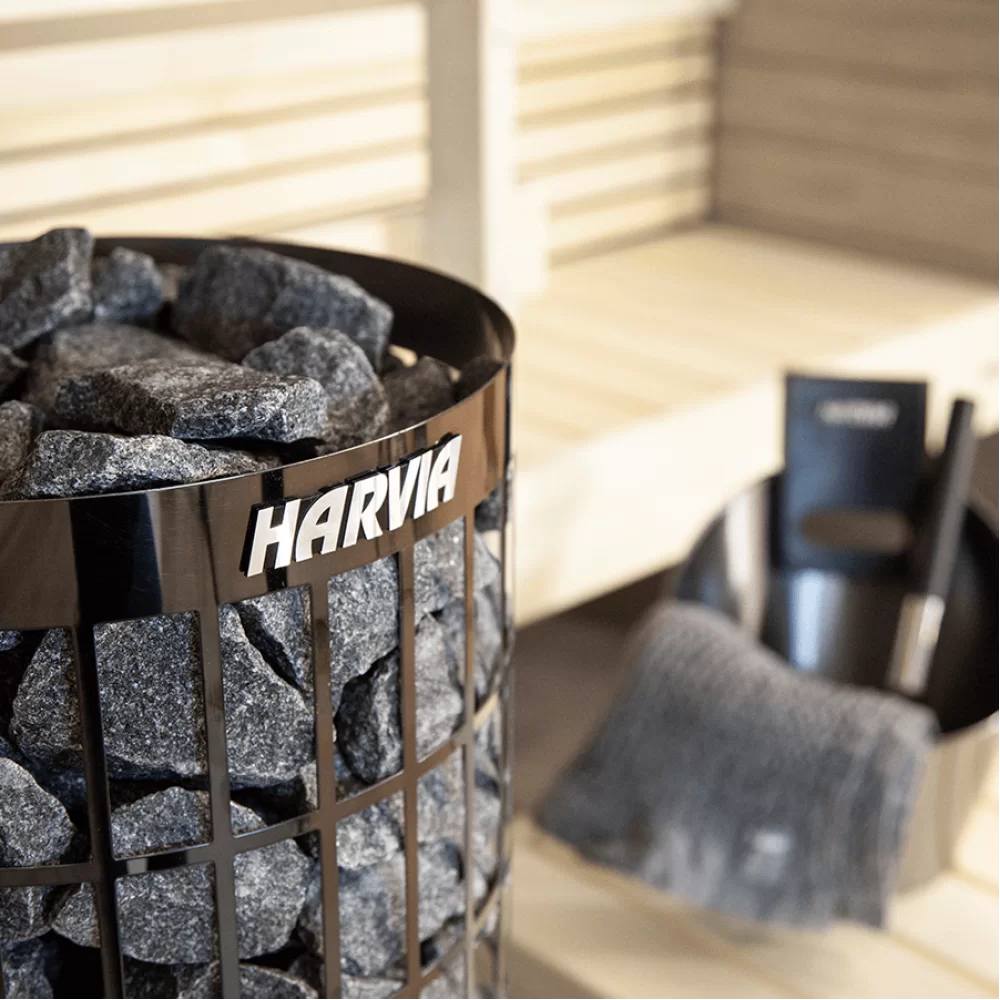 Печь для бани Harvia Cilindro PC90E black - 2min