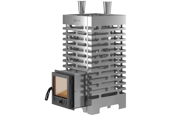 Печь для бани ASTON 20 INOX стекло