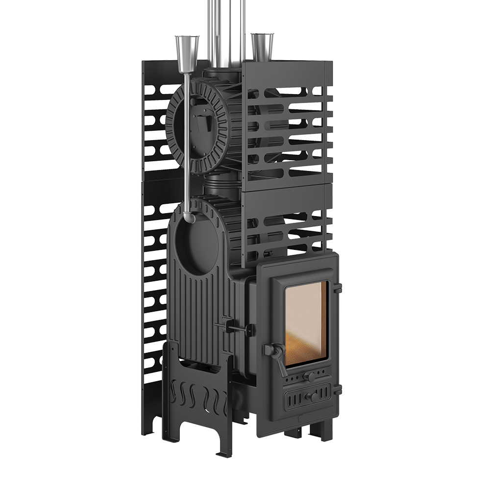 Печь для бани ASTON «Шторм 26 Турбопар» б/в (350) - 3min