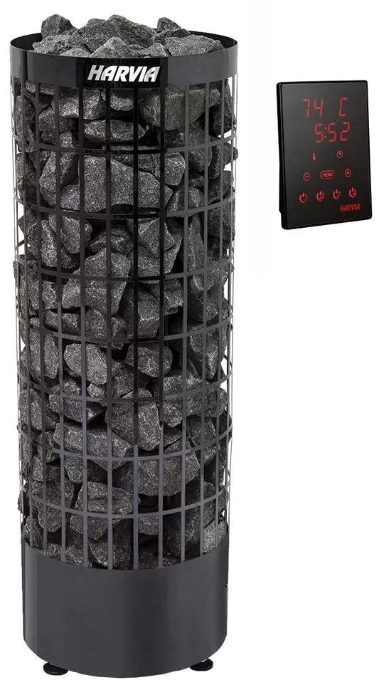 Печь для бани Harvia Cilindro PC90XE black - 0min