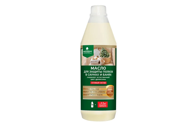 Масло для полков PROSEPT SAUNA OIL 1 л
