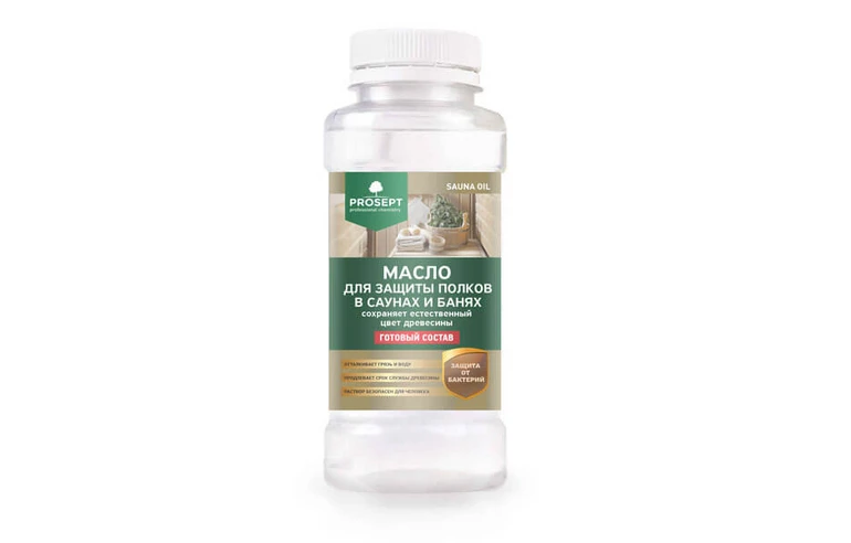 Масло для полков PROSEPT SAUNA OIL 0,25 л
