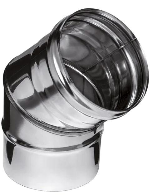 Ferrum Austenite HF колено угол 135° (304/0,8мм) Ф150 - 0min
