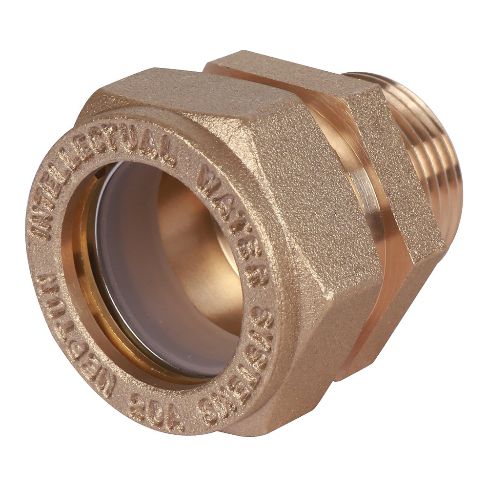 Муфта латунная IWS (M) 15 х 1/2" EF наружная резьба - 2min