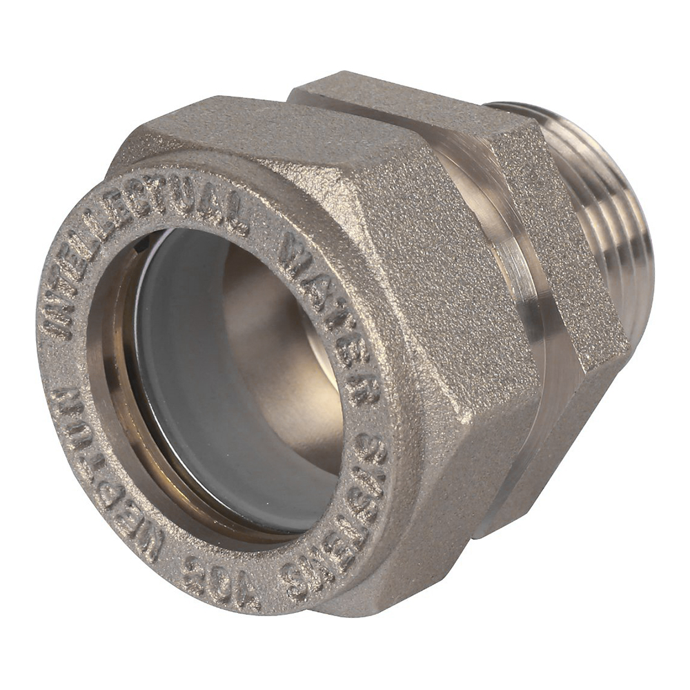Муфта латунная IWS (M) 15 х 1/2" EF наружная резьба - 3min